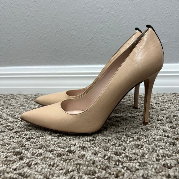 SJP by Sarah Jessica Parker Fawn Pointed Toe Dress Pumps - Nude 100mm Heels 39 9 - Picture 7 of 7